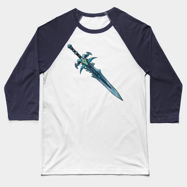 Frostmourne Baseball T-Shirt by maplefoot